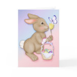 Easter Bunny and Butterfly Greeting Cards