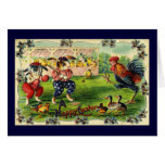 Easter Bunny Baseball Greeting Card