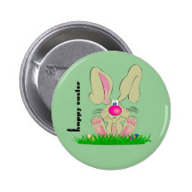 Easter Bunny Button