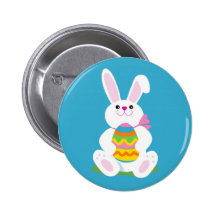Easter Bunny Button