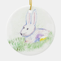 Easter Bunny Christmas Ornaments