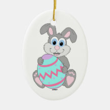 Easter Bunny Christmas Tree Ornament