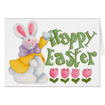 EASTER BUNNY EASTER CARD