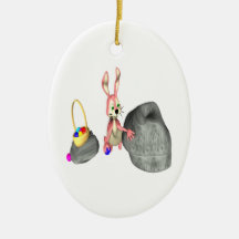 Easter Bunny Egg Hiding Christmas Tree Ornaments