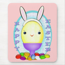 Easter Bunny Egg Mouse Mat
