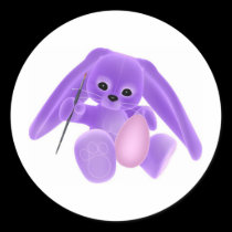 Easter Bunny Egg stickers