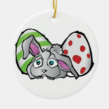 Easter Bunny & Eggs Christmas Tree Ornaments