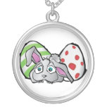 Easter Bunny & Eggs Custom Necklace