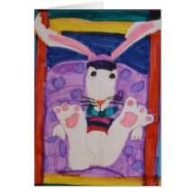 Easter Bunny Greeting Card