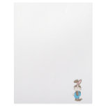 Easter Bunny in Turquoise Dungarees
