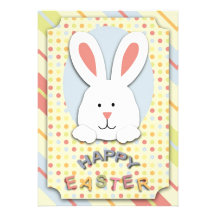 Easter Bunny Invitation Card
