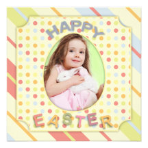 Easter Bunny Invitation Square 2