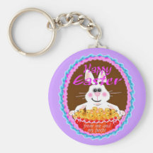 Easter Bunny Key Chain