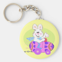 Easter Bunny Keychain