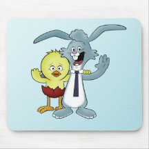easter bunny mouse pad