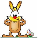 EASTER BUNNY PHOTO CUT OUT