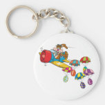 Easter bunny Plane Keychain