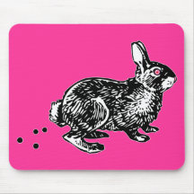Easter Bunny Poo Mouse Pads
