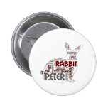Easter Bunny Rabbit Gift Pinback Buttons