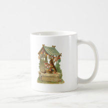 Easter Bunny Roadside Egg Stand Coffee Mug
