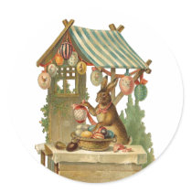 Easter Bunny Roadside Egg Stand Stickers