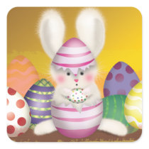 Easter Bunny Sticker Klistermärken