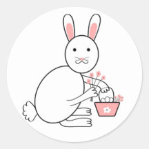 Easter bunny - Sticker