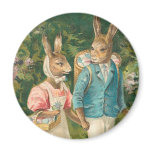 Easter Bunny Sweethearts Refrigerator Magnets