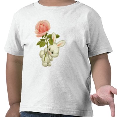 Easter Bunny Toddler Shirt by kimmyklassickorner