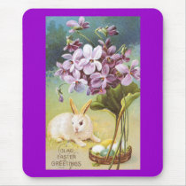Easter Bunny & Violets