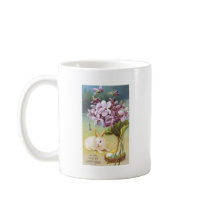 Easter Bunny & Violets Coffee Mug