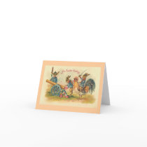 Easter Bunny War Card