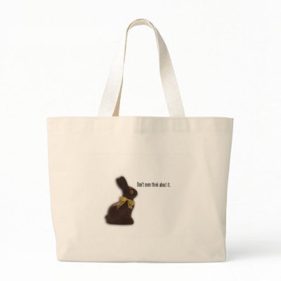 EASTER BUNNY WITH ATTITUDE TEMPLATE BAG by OWL1998