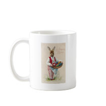 Easter Bunny with Eggs Coffee Mugs