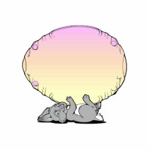 Easter Bunny with Large Egg Photo Cut Out