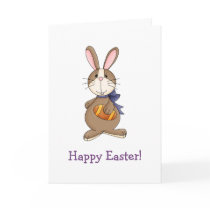 Easter Bunny with Orange Egg