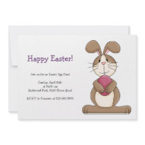Easter Bunny with Pink Egg