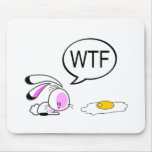 Easter Bunny WTF Mousepads