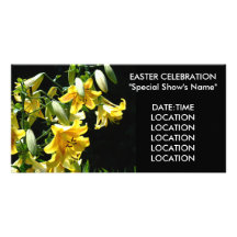 EASTER CELEBRATION Cards Lilies Easter Services Photo Cards