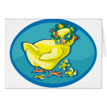 Easter Chick Greeting Cards