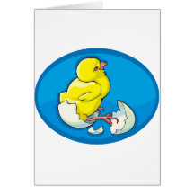 Easter Chick Greeting Cards