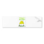 Easter chick HAPPY 01 Zazzle Bumper Sticker