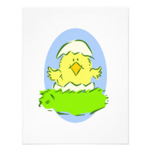 Easter Chick Personalized Announcement