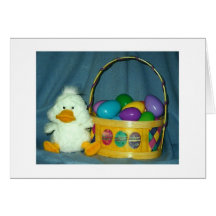 Easter Chick with Basket Cards