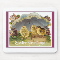 Easter Chicks Mouse Pads