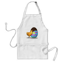 Easter Chocolate Egg and Chick Aprons