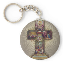Easter Cross Keychains