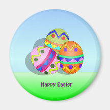 EASTER: Decorated Easter Eggs refrigerator magnet