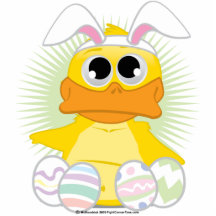 Easter Duck Photo Cutouts
