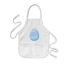 Easter Egg (Blue) Kids Apron